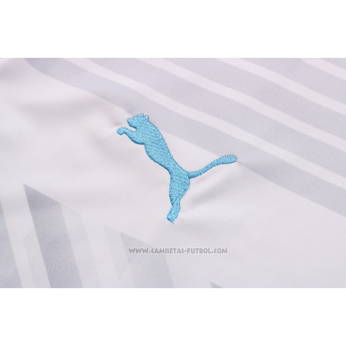 Chandal del Olympique Marsella Manga Corta 2022-2023 Gris
